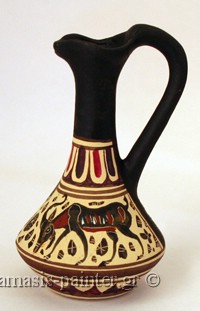 black figure corinthian olpe orientalizing